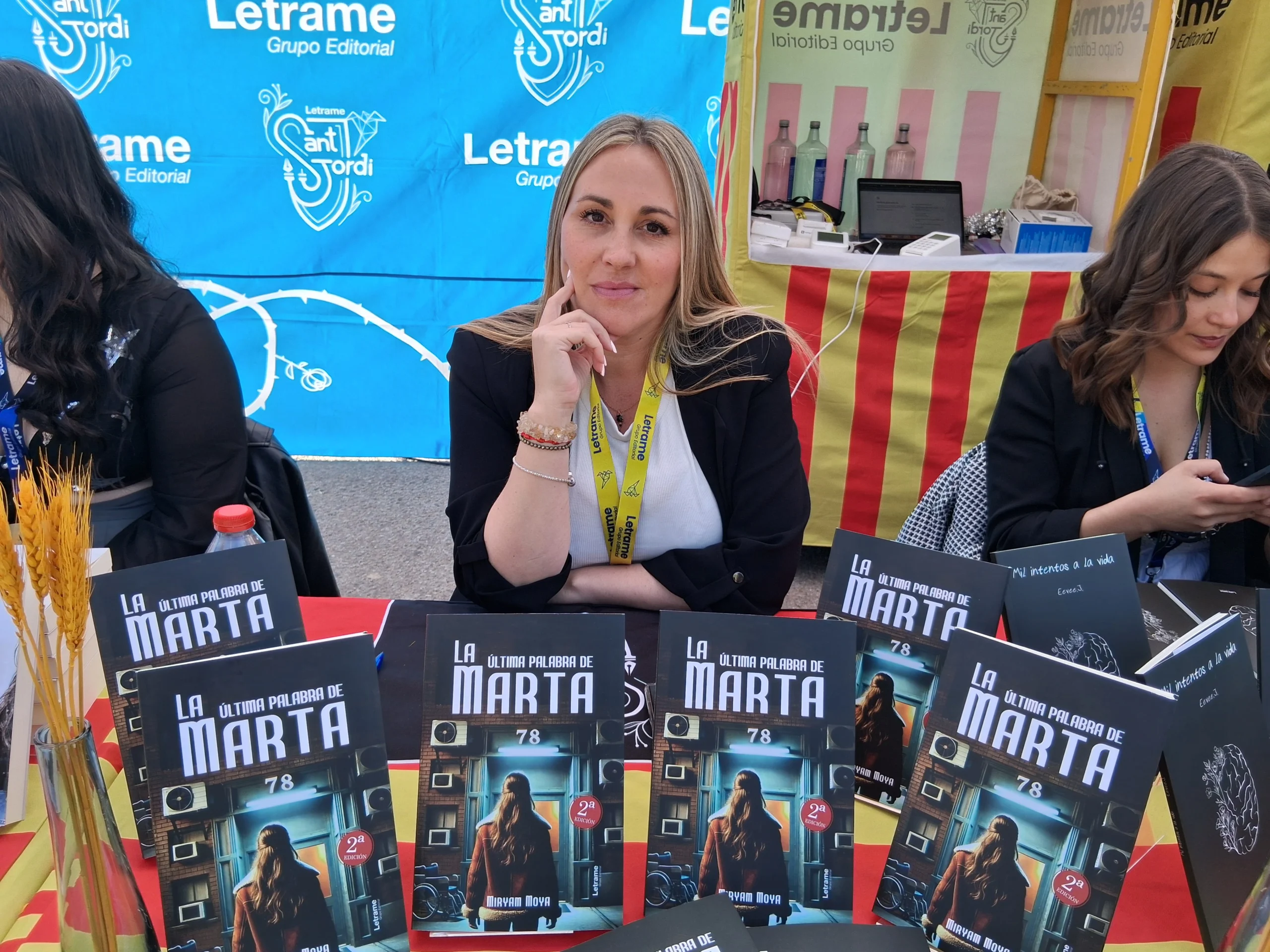 Miryam Moya presenta La última palabra de Marta en Sant Jordi 2025